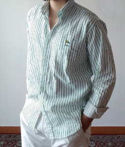 여름 스트라이프 클래식 줄무늬 남자셔츠 4컬러